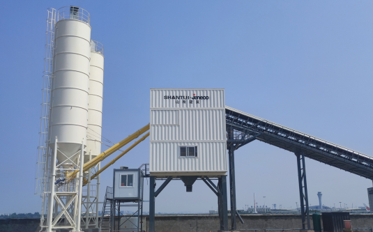 E5R-180混凝土搅拌站效劳四川双流国际机场提质刷新工程-混凝土搅拌装备-尊龙凯时股份