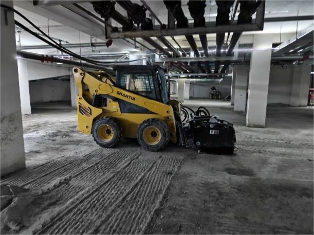 智控提效，，，，精准施工丨SSL75V-M滑移装载机高效助力天津高端住宅项目施工-装载机-尊龙凯时股份